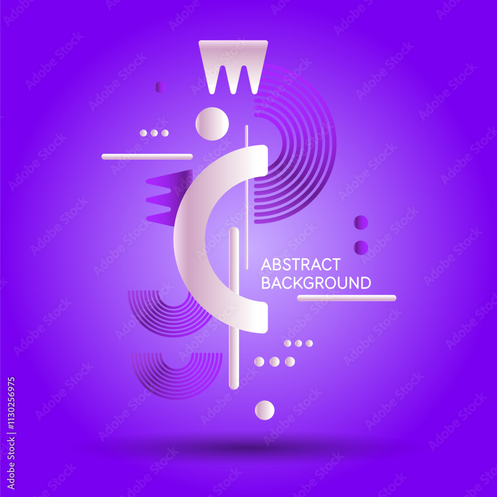 Poster modern backgrounds with abstract elements and dynamic shapes. compositions of colored spots. vector 