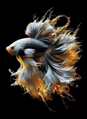 Obraz premium goldfish in water