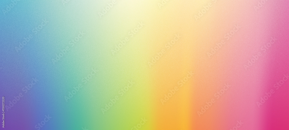 Poster rainbow ombre gradient with bright noise, grain, and foil texture. iridescent holographic background