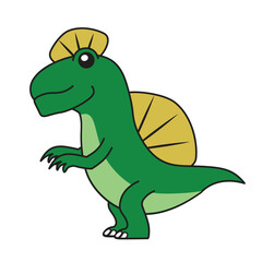 Cute Dinosaurus Illustration