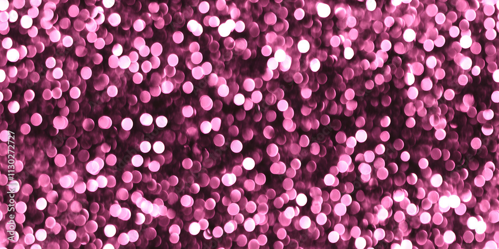 Wall mural pink sequins creating a shimmering and festive texture