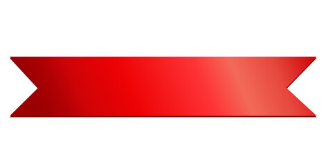 Obraz premium Label Red Ribbon PNG - tag banner isolate transparent background