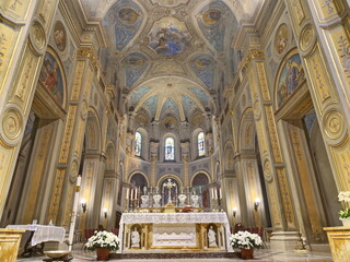 Obraz premium Cathedral of Saints Peter and Mark is the cathedral of Alexandria in Piazza Giovanni XXIII, Piedmont, Italy