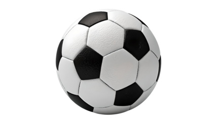 Soccer ball, Football, isolated on white background, full depth of field