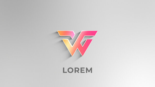 Corporate Elegant Zoom In or Out Horizontal Logo Reveal MOGRT 90