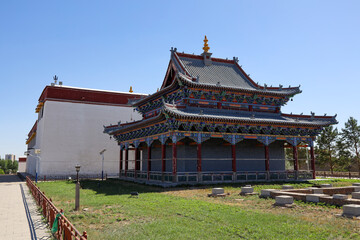 Fototapeta premium Hondlon Ju Lama Temple, Baotou, Inner Mongolia, China