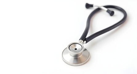 a stethoscope with white solid background