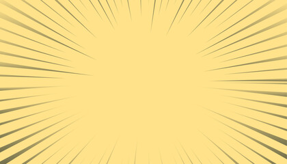 Retro colour radial speed oncoming lines. Abstract background with sun rays. Vector illustration.