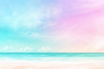 Obraz premium Serene beach sunset tropical shoreline nature photography calm waters horizontal view relaxation concept