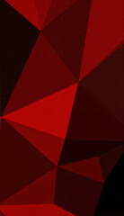 Dynamic Geometric Pattern in Rich Red Tones for Modern Digital Design