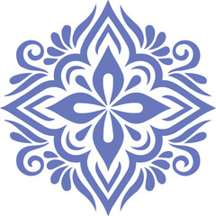 Beautiful flower art and mandala vector design