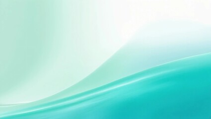 Naklejka premium AI GENERATE, A gradient blending shades of mint green and aqua, evoking fresh and cool vibes