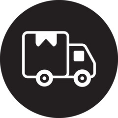 Delivery Truck glyph icon
