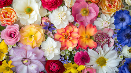 bouquet of colorful flowers