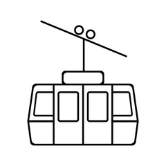 cable car vector icon