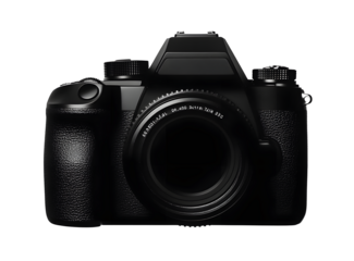 PNG Camera shape black white background.