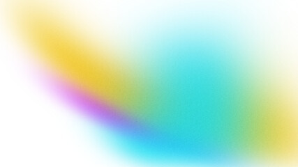 Blue yellow, color gradient rough abstract background shine bright light and glow shapes empty space , grainy noise grungy texture on transparent background