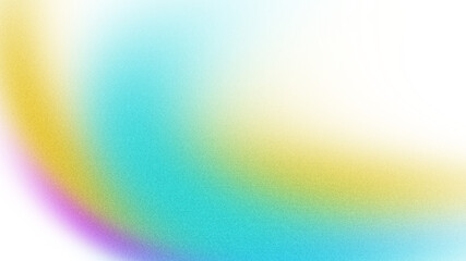 Obraz premium Blue yellow, color gradient rough abstract background shine bright light and glow shapes empty space , grainy noise grungy texture on transparent background