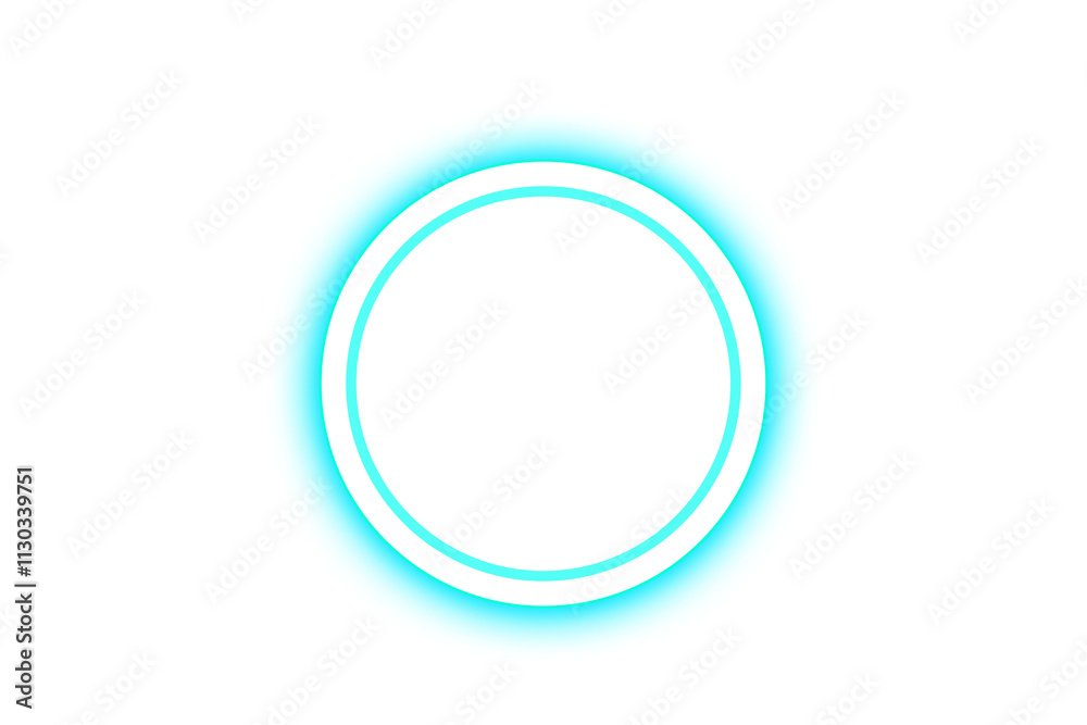 Poster blue glowing circle transparent background. blurred circles blue color dot light. circle design elem