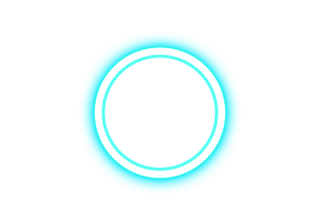 Blue glowing circle transparent background.  Blurred circles blue color dot light. Circle design elements