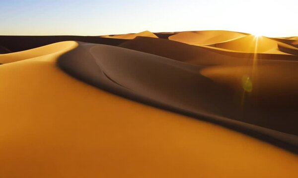 Desert Dunes and Rolling Sand Hills