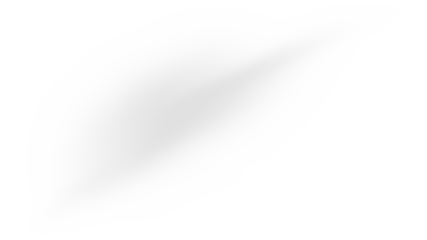 White gradient overlay transparent background. Gradient white blur shape on transparent background