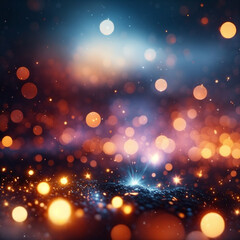 abstract background with bokeh