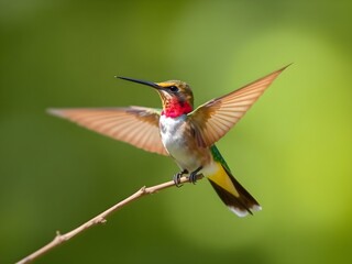 hummingbird on a branch