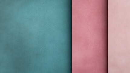 Fototapeta premium A subtle gradient texture in shades of teal and dusty rose, perfect for a calming and modern design