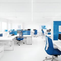 office interior with chairs