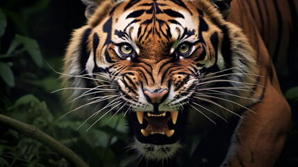 Fototapeta premium portrait of a bengal tiger