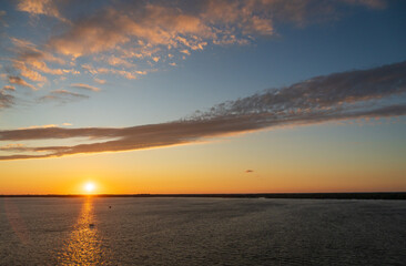 Fototapeta premium Erie's Presque Isle State Park as seen from the Bicentennial Tower, located in Erie, Pennsylvania