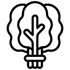 Obraz premium Spinach Icon. Thin Line Spinach Icon