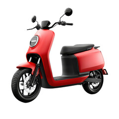 Sleek Scooter on White Background for Promotions Transparent png Background.