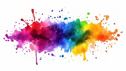 Fototapeta premium Abstract Colorful Watercolor Background for Creative Projects