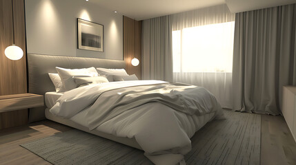 modern bedroom interior