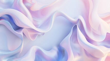 Fototapeta premium 3d marketing background design soft flowing gradients and abstract organic shapes creating a calming atmosphere for wellness brands