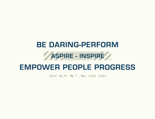 Obraz premium Emprower people progress.