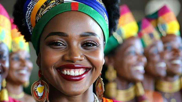 South Africa flag, showcasing cultural diversity in BRICS 4k vdo