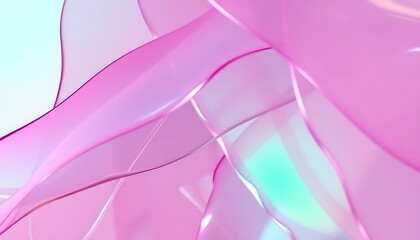Abstract Pink and Pastel Swirls: A Dreamlike Digital Art Creation