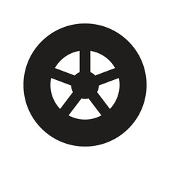 Obraz premium Abstract Pixelated Circular Design with Central Cross-like Pattern