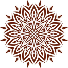 Beautiful flower art and mandala vector design