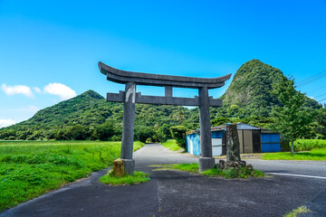スヌーピー山こと奇岩竹山(鹿児島県指宿市)