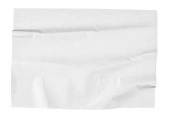 Obraz premium Png crinkle paper texture on transparent background