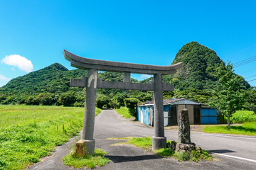 スヌーピー山こと奇岩竹山(鹿児島県指宿市)