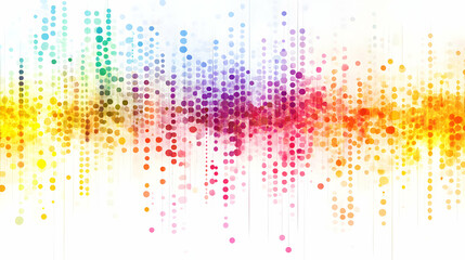 Abstract Colorful Dotted Background, Vibrant Hues in a Dynamic Pattern create an Energetic and Playful Visual