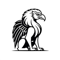 Obraz premium Majestic Griffin, Mythical Creature Illustration 