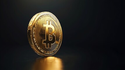 euro coin on black background