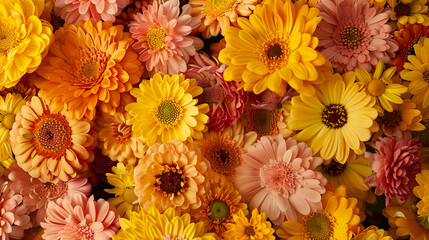 yellow and red chrysanthemum