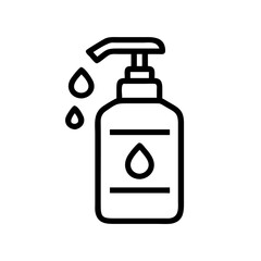 Fototapeta premium Hand sanitizer icon